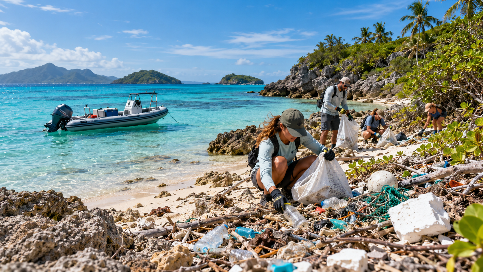 Launching No Plastics Left Behind: Taking Real Cycle to Remote Shorelines